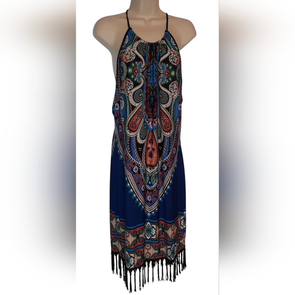 VENUS Multicolor Strapless Dress